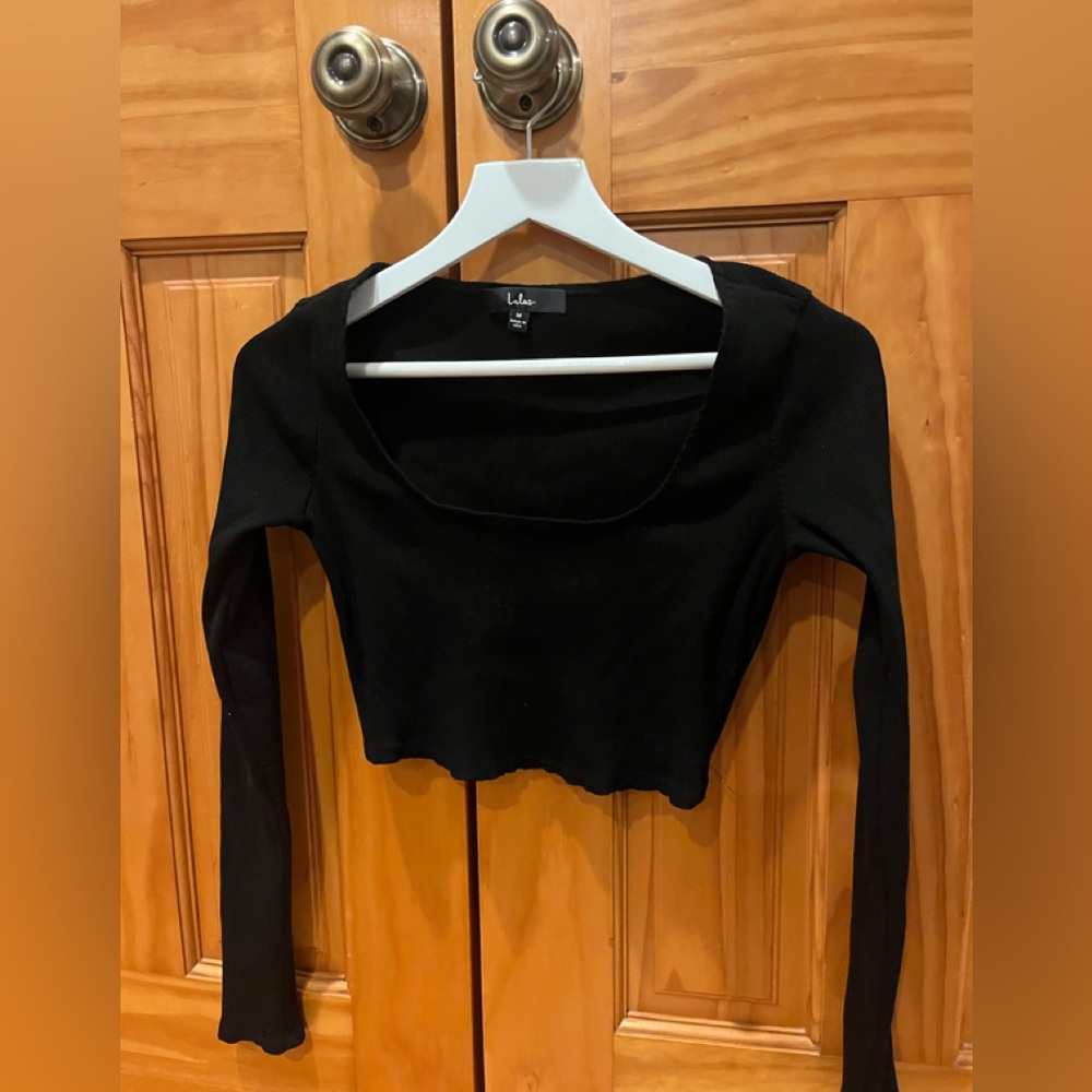 Lulus Long Sleeve Crop Top